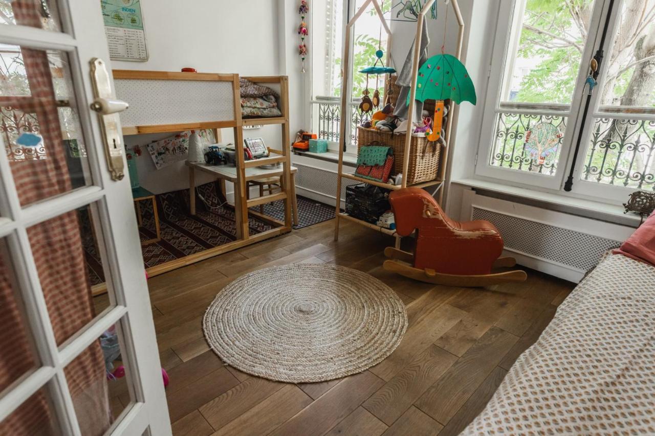 Bright Atypical Duplex In Menilmontant Apartment Paris Exterior foto