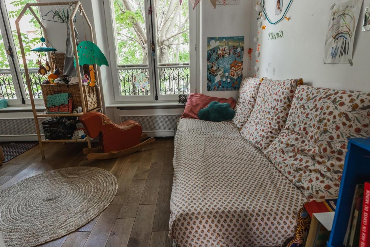 Bright Atypical Duplex In Menilmontant Apartment Paris Exterior foto